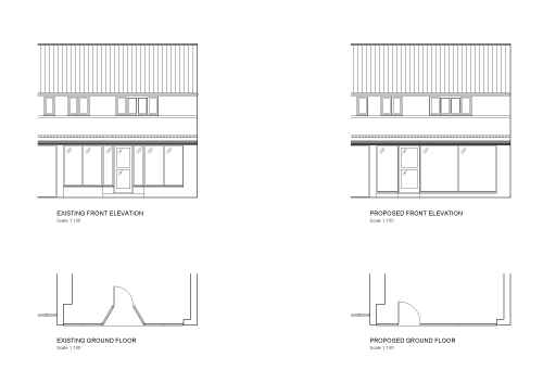 Shopfront Plans & Elevations